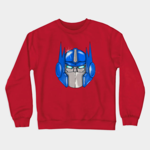 Prime Head Robot Crewneck Sweatshirt by nicitadesigns